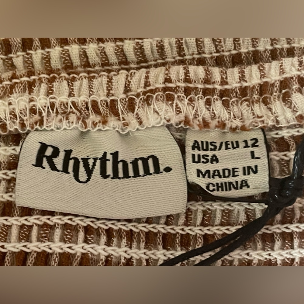 NWT Rhythm Lola checked blouse - Picture 4 of 7